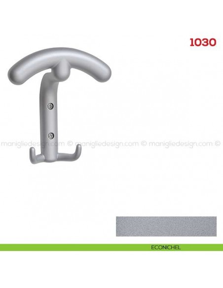 Appendiabiti a parete in metallo Mital 1030 econichel