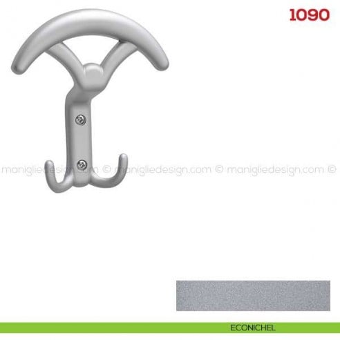 Appendiabiti a parete in metallo Mital 1090 econichel