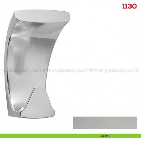 Appendiabiti a parete in metallo Mital 1130 cromo