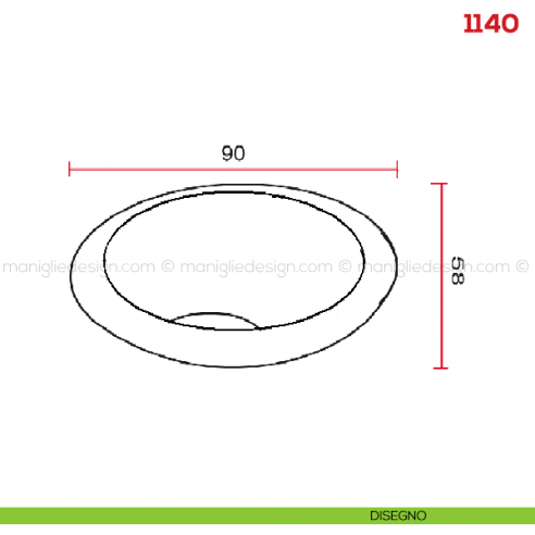 Appendiabiti a parete in metallo Mital 1140 disegno