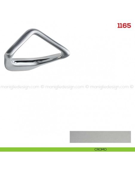 Appendiabiti a parete in metallo Mital 1165 cromo