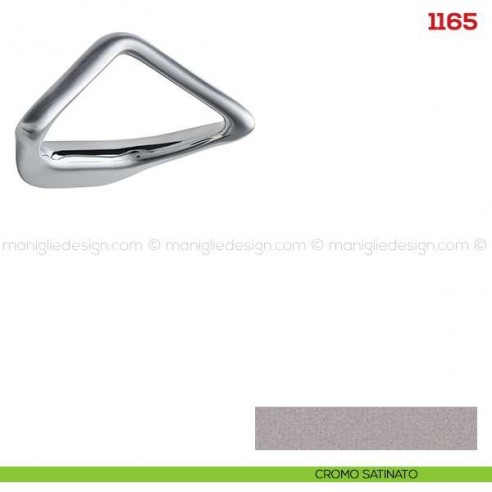 Appendiabiti a parete in metallo Mital 1165 cromo satinato