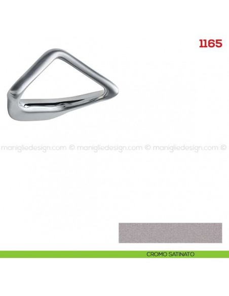 Appendiabiti a parete in metallo Mital 1165 cromo satinato