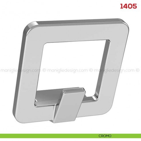 Appendiabiti a parete in metallo Mital 1405 cromo