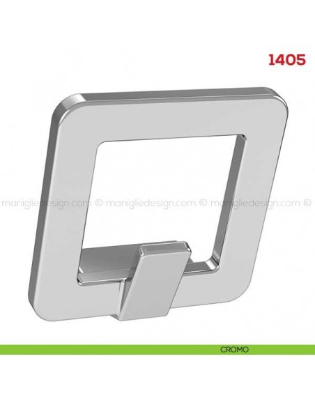 Appendiabiti a parete in metallo Mital 1405 cromo
