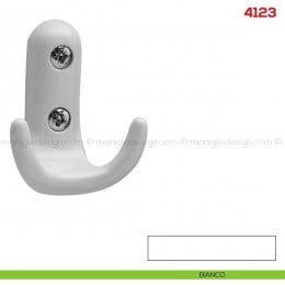 Gancio appendiabiti a parete in metallo Mital 4123 2