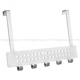 Appendiabiti in acciaio per porta Mital TA 30