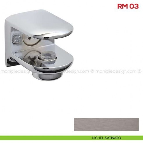 Reggimensola per vetro Mital RM03 nichel satinato