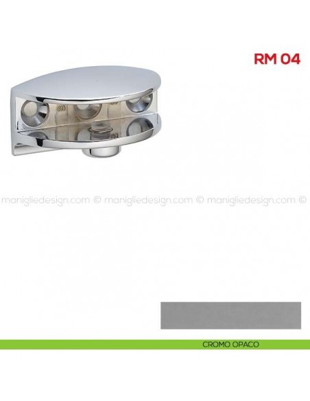 Reggimensola per vetro Mital RM04 cromo opaco