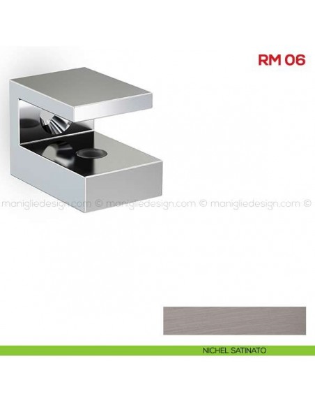 Reggimensola per vetro Mital RM06 nichel satinato