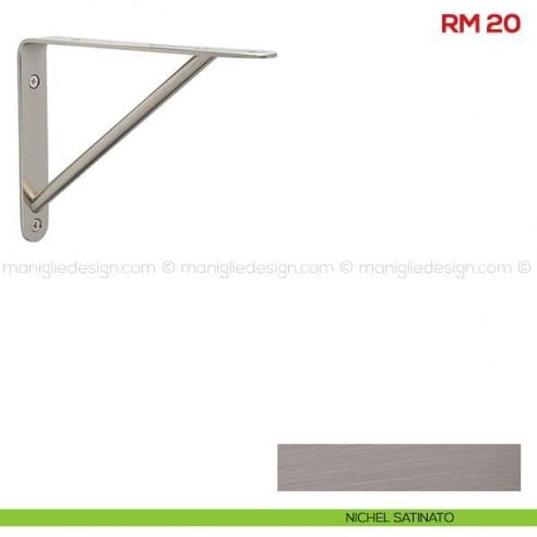 Reggimensola per legno Mital RM20 nichel satinato