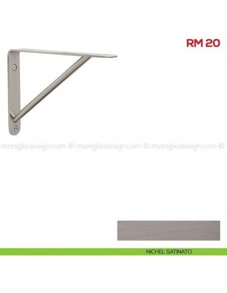 Reggimensola per legno Mital RM20 nichel satinato