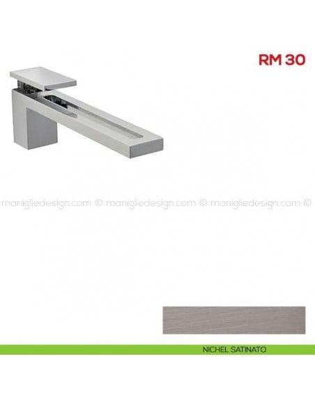 Reggimensola per vetro e legno Mital RM30 nichel satinato