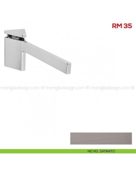 Reggimensola per vetro e legno Mital RM35 nichel satinato