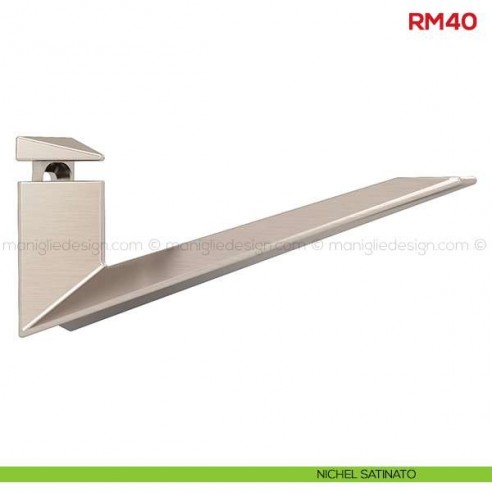 Reggimensola per vetro e legno Mital RM40 nichel satinato