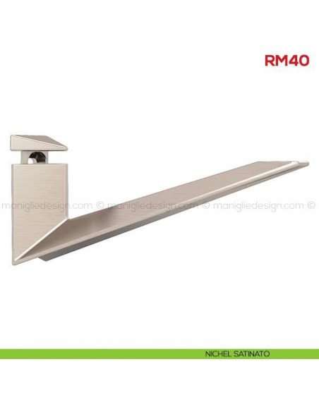 Reggimensola per vetro e legno Mital RM40 nichel satinato