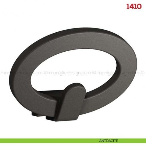 Appendiabiti a parete in metallo Mital 1410 antracite