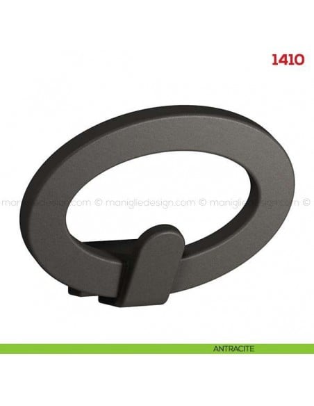 Appendiabiti a parete in metallo Mital 1410 antracite