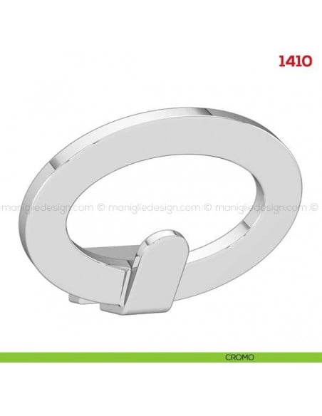 Appendiabiti a parete in metallo Mital 1410 cromo