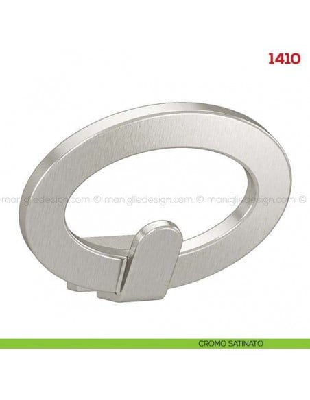 Appendiabiti a parete in metallo Mital 1410 cromo satinato