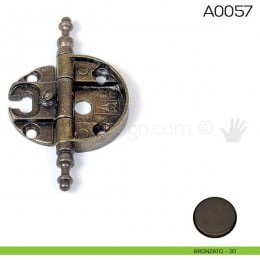 Cerniera Anselmi per porte in luce scodellino diametro 35 mm A0057 2