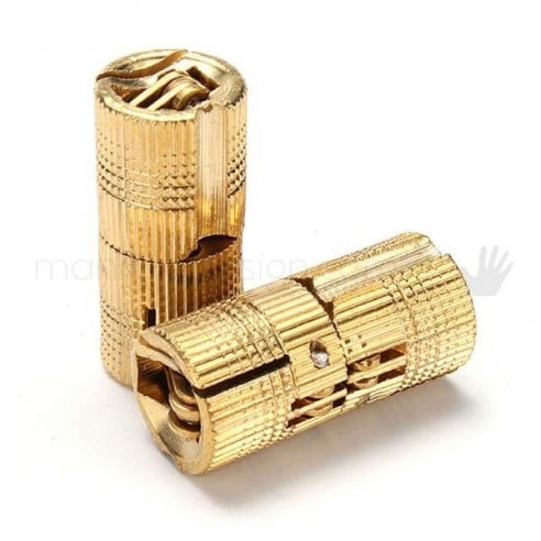 Cerniera cilindrica in ottone diametro 10 mm A0175