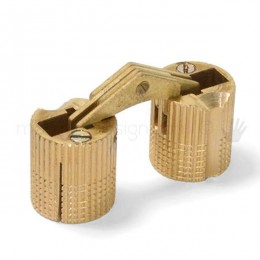 Cerniera cilindrica in ottone diametro 14 mm A0106