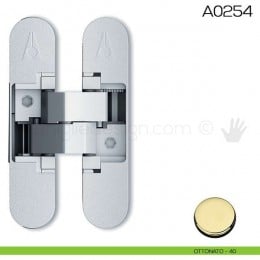 Cerniera invisibile regolabile Anselmi 505 per porta 2