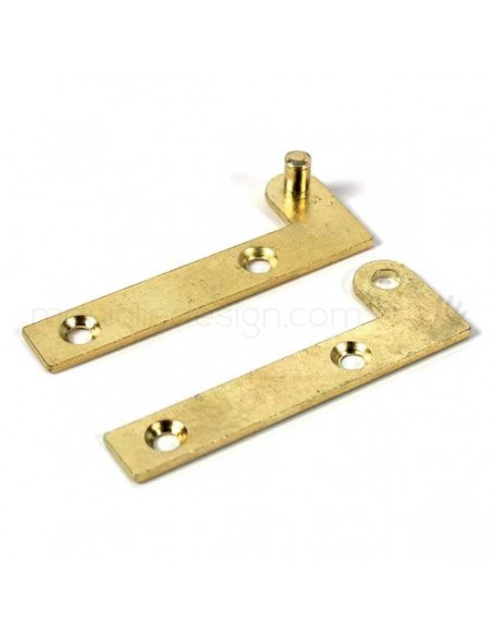 Cerniera a perno doppio a squadra per mobili 70 mm B0379