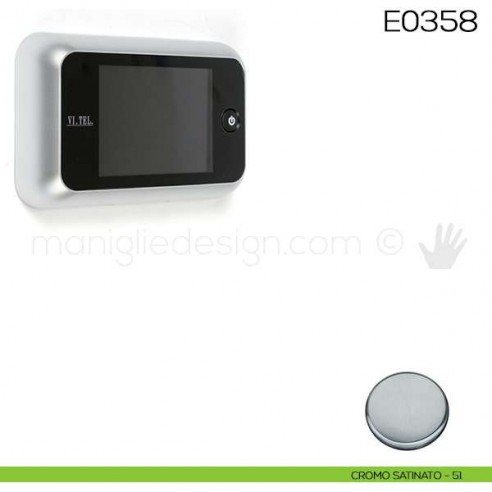 Spioncino Digitale Vi.Tel. E0378 - Bianco, 4 Pollici, Sicuro E Facile Da Usare - Foto 4