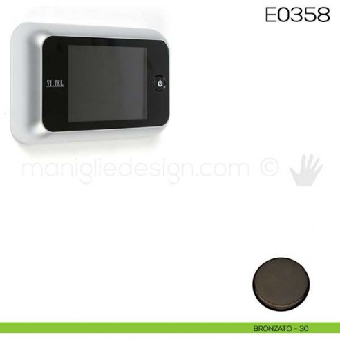 Spioncino digitale VI.TEL. E0358 bronzato