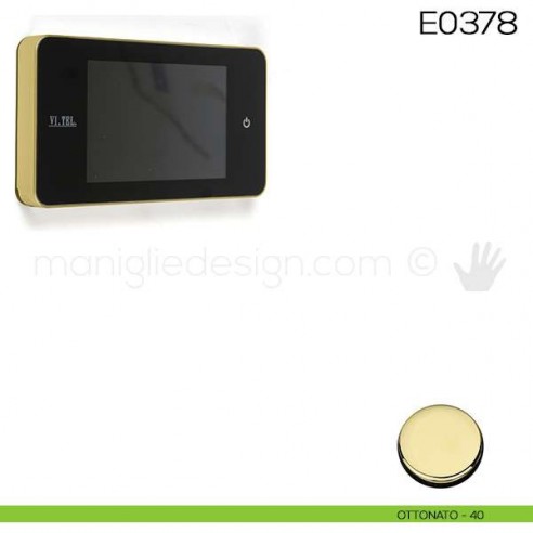 Spioncino digitale VI.TEL. E0378 ottonato