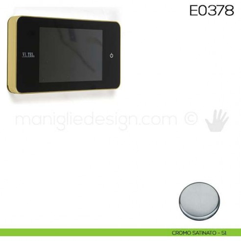Spioncino digitale VI.TEL. E0378 cromo satinato