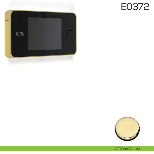 Spioncino digitale VI.TEL. E0372 ottonato