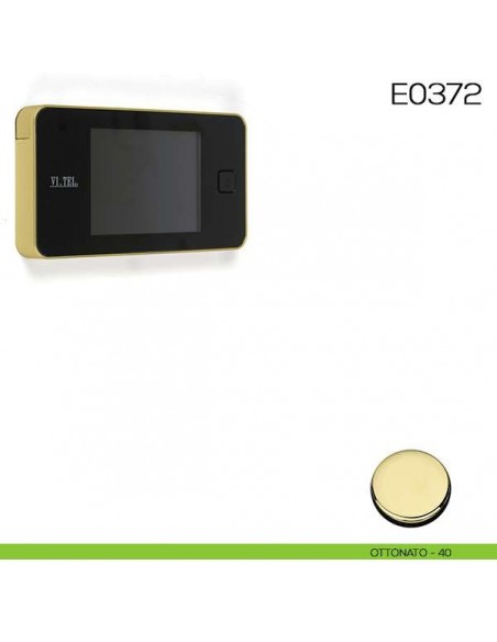 Spioncino digitale VI.TEL. E0372 ottonato