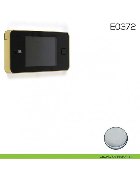 Spioncino digitale VI.TEL. E0372 cromo satinato