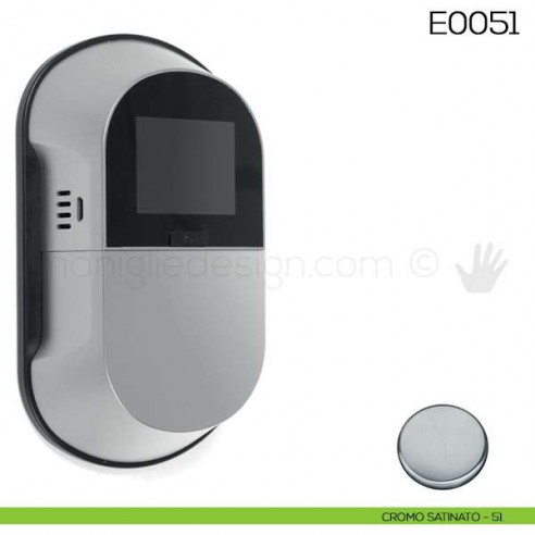 Spioncino digitale wireless VI.TEL. E0551 cromo satinato