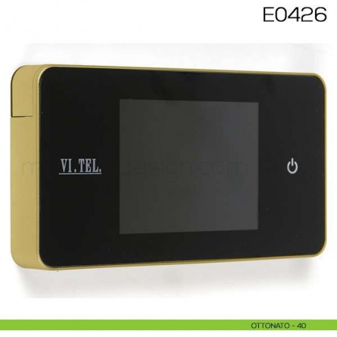 Spioncino digitale VI.TEL. E0426 ottonato