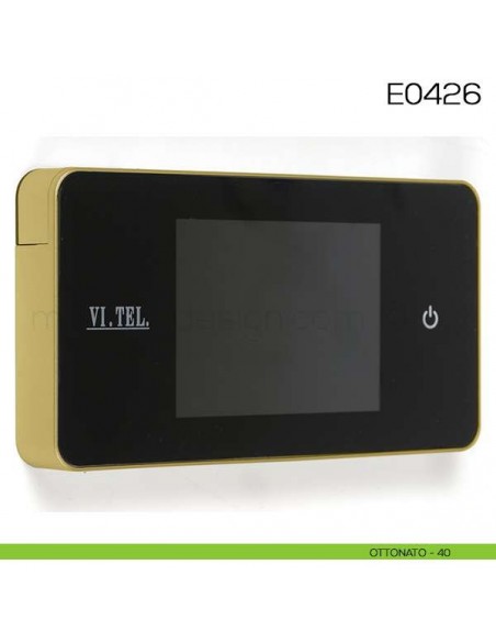 Spioncino digitale VI.TEL. E0426 ottonato