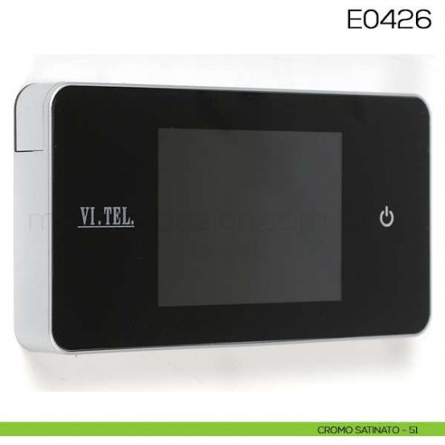 Spioncino digitale VI.TEL. E0426 cromo satinato