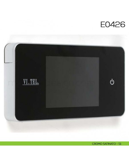 Spioncino digitale VI.TEL. E0426 cromo satinato