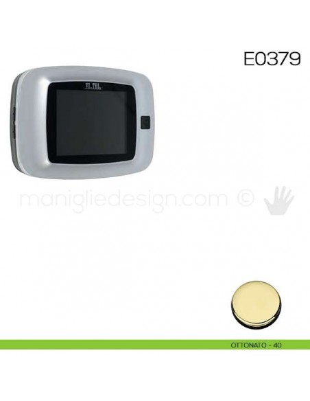 Spioncino digitale con fotocamera VI.TEL. E0379 ottonato