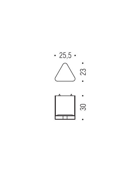 Pomello per mobile F528 Formae disegno