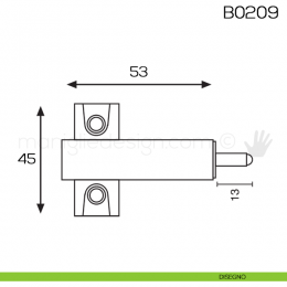 Paracolpo idraulico per mobili Vi.Tel. B0209 2