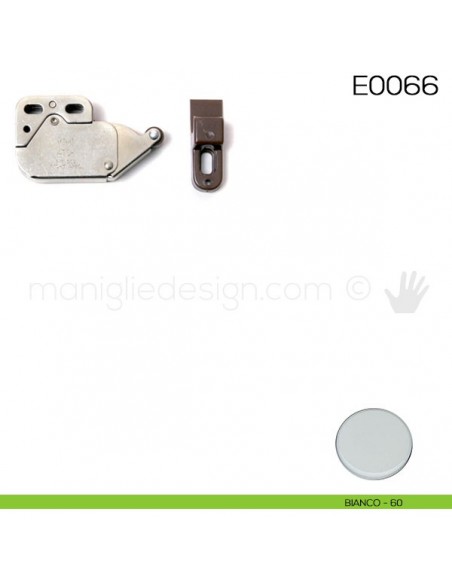 Crichetto premi apri Mini Latch per mobili Vi.Tel. E0066 bianco