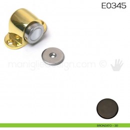 Fermaporta tondo in metallo con magnete Vi.Tel. E0345 2