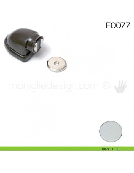 Fermaporta con magnete Vi.Tel. E0077 bianco