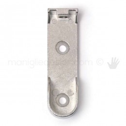 Reggitubo ovale laterale cromato per tubo 30x15 mm Vi.Tel. D0043