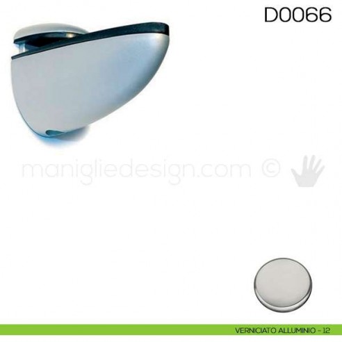 Reggimensola per mensola in  legno Vi.Tel. D0066 verniciato alluminio