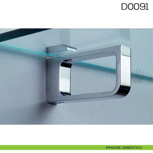 Reggimensola per mensole in vetro Vi.Tel. D0091